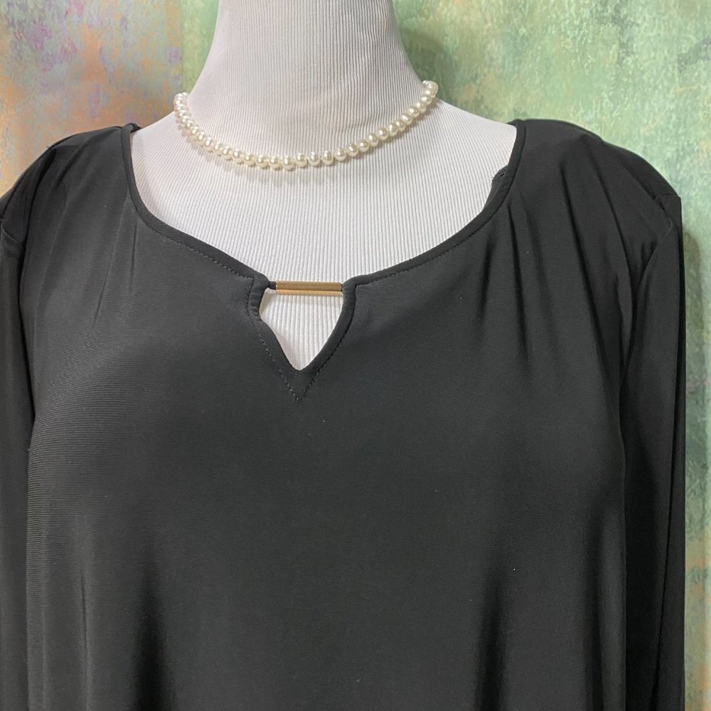 Ellen Weaver Soft Flowing Long Top - Tunic - image 3